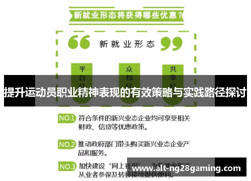 提升运动员职业精神表现的有效策略与实践路径探讨