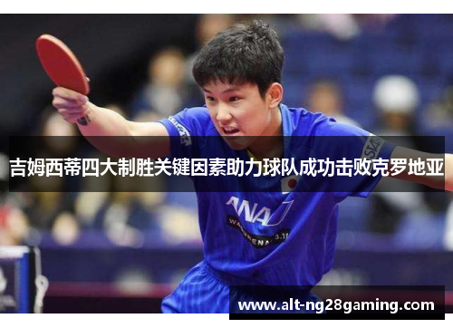 吉姆西蒂四大制胜关键因素助力球队成功击败克罗地亚